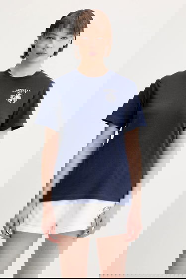 Тениска Sporty & Rich Sporty & Rich Bh Crest Soft T-Shirt Тъмно синьо | TO089626256BL106, 1