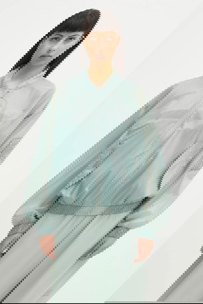 Яке бомбър Maison Margiela MM6 Maison Margiela x Salomon Transitional Translucent Bomber Jacket Тюркоазено | S52AM0327, 0