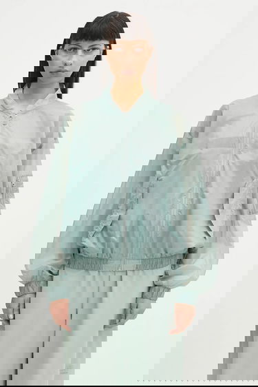 Яке бомбър Maison Margiela MM6 Maison Margiela x Salomon Transitional Translucent Bomber Jacket Тюркоазено | S52AM0327, 0