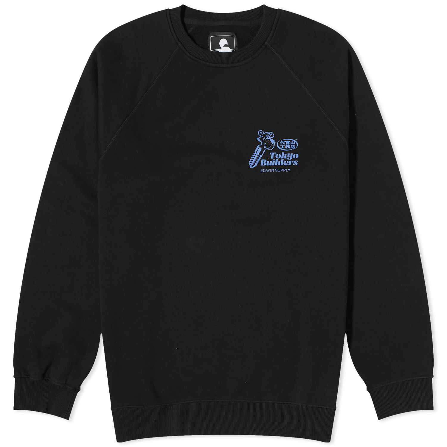 Пуловер EDWIN Tokyo Builders Crew Sweatshirt Черно | I033212-8967-89-67, 0