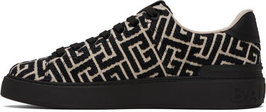 Кецове и обувки Balmain Balmain B-Court Jacquard Monogram Бежово | DM1VI288TJCM, 2