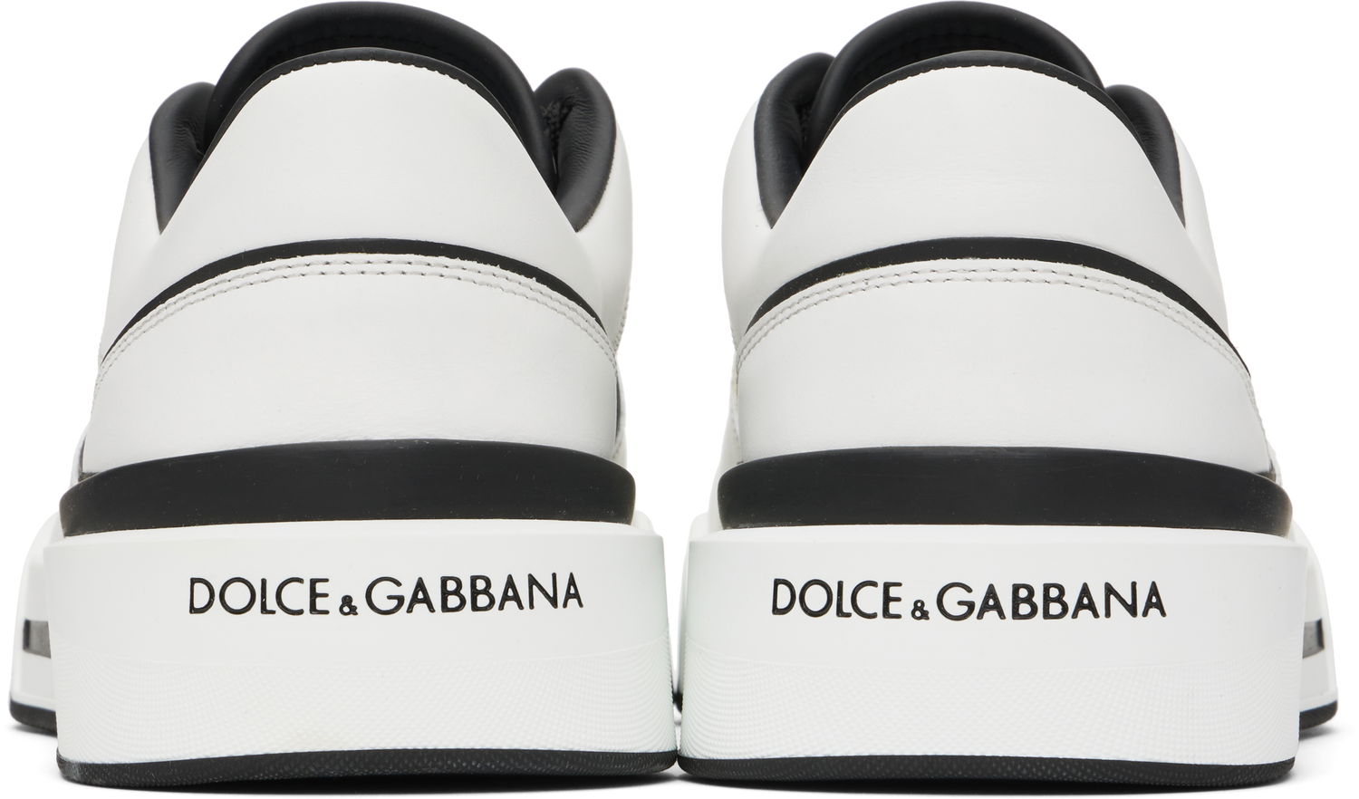 Кецове и обувки Dolce & Gabbana White New Roma Sneakers Бяло | CS2036AY965, 1