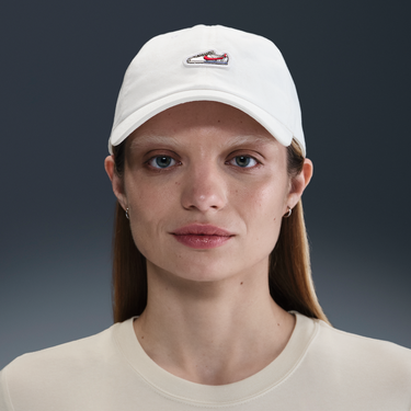 Шапка с козирка Nike Nike Club Cortez Patch Unstructured Cap Бяло | HJ7124-100, 0