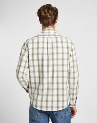Риза Lee Lee Button Down Shirt Size XXL Зелено | 112363897, 0