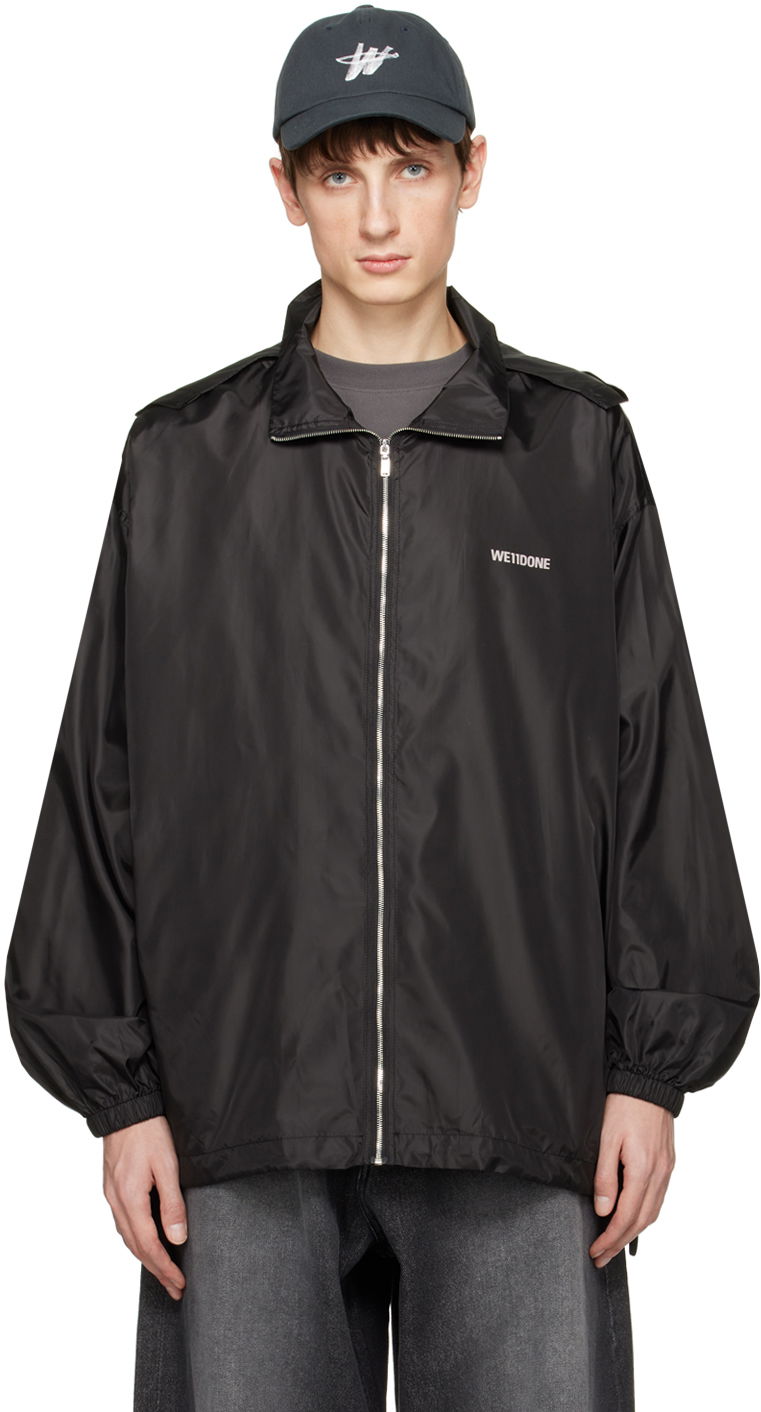 Ветровка We11done Zip Jacket Черно | WD-JP2-20-901-U-BK, 0