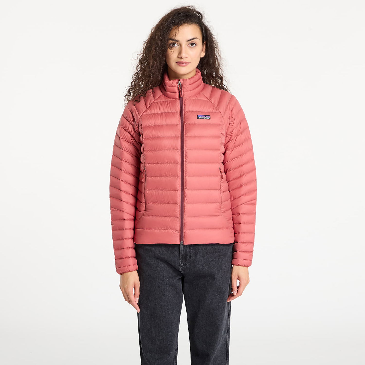 Яке Patagonia Women's Down Sweater Jacket Розово | 84684 PTRE, 0