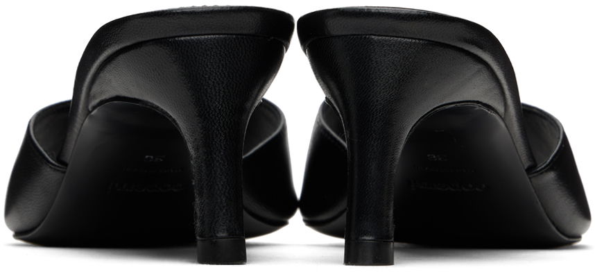 Кецове и обувки Coperni Logo Detail Mules Черно | COPSH49477, 1