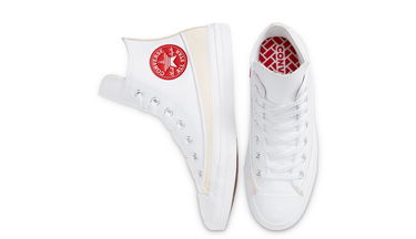 Кецове и обувки Converse Chuck Taylor All Star Split Upper Бяло | 168898C, 3