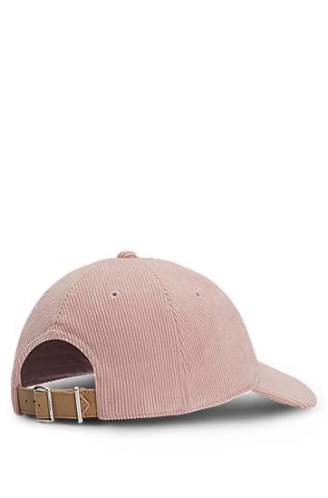 Шапка с козирка BOSS Baby Corduroy Cap with Double B Monogram Розово | 50544419, 1