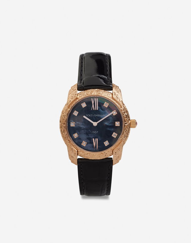 Dolce & Gabbana Dg7 Gattopardo Watch with Diamonds