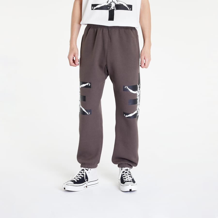 Спортни панталони Pleasures Psychic x TV Sacrifice Sweatpant Кафяво | P22W022 PEPPER, 0