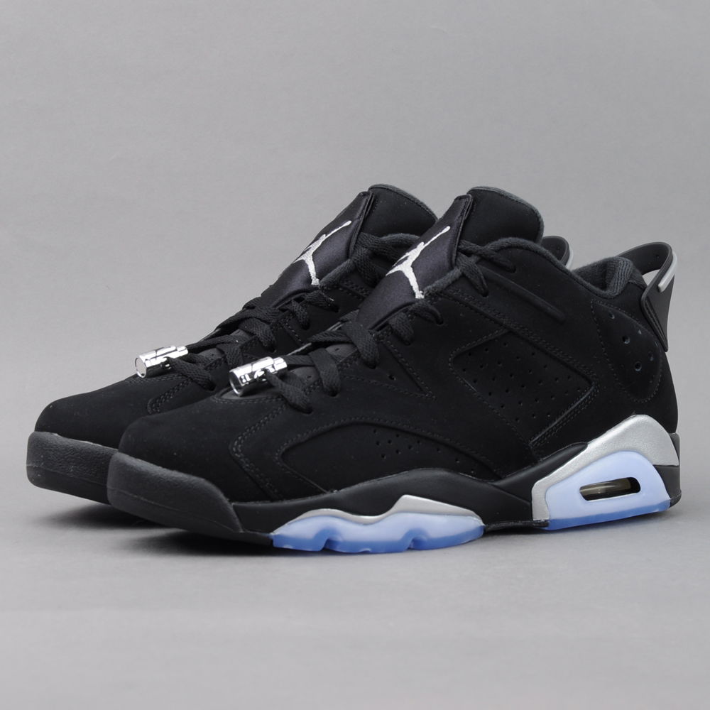 Кецове и обувки Jordan Air Jordan 6 Retro Low ''Chrome'' Черно | 304401-003, 1