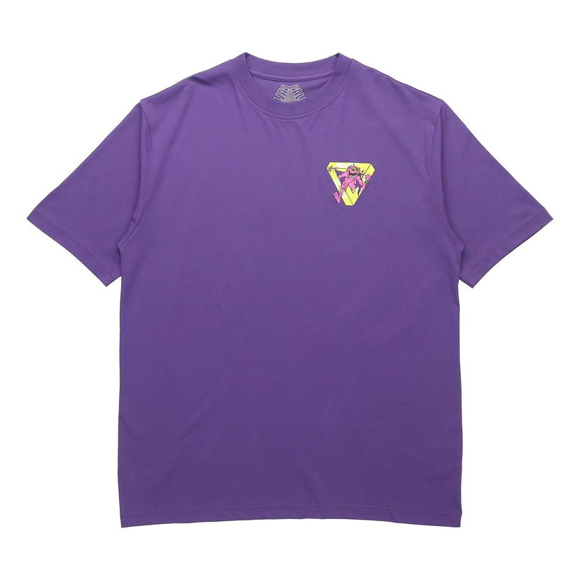 Тениска Palace Palace x M-Zone Small Tri-Ferg Graphic T-Shirt Лилаво | P20TS086