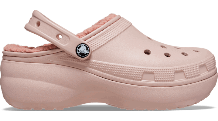 Кецове и обувки Crocs Classic Platform Lined Clogs Розово | 207938-6TY, 0