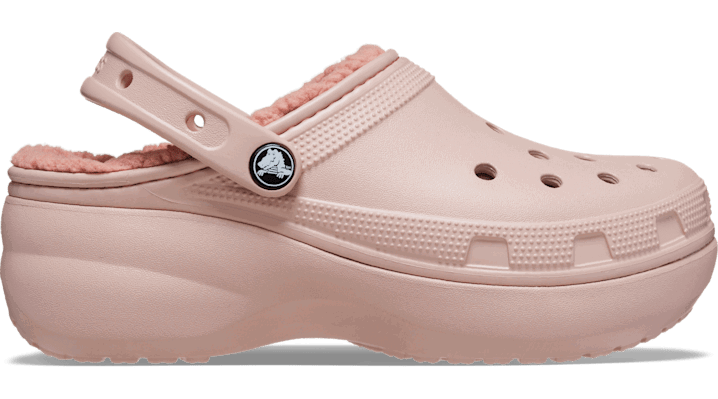 Кецове и обувки Crocs Classic Platform Lined Clogs Розово | 207938-6TY