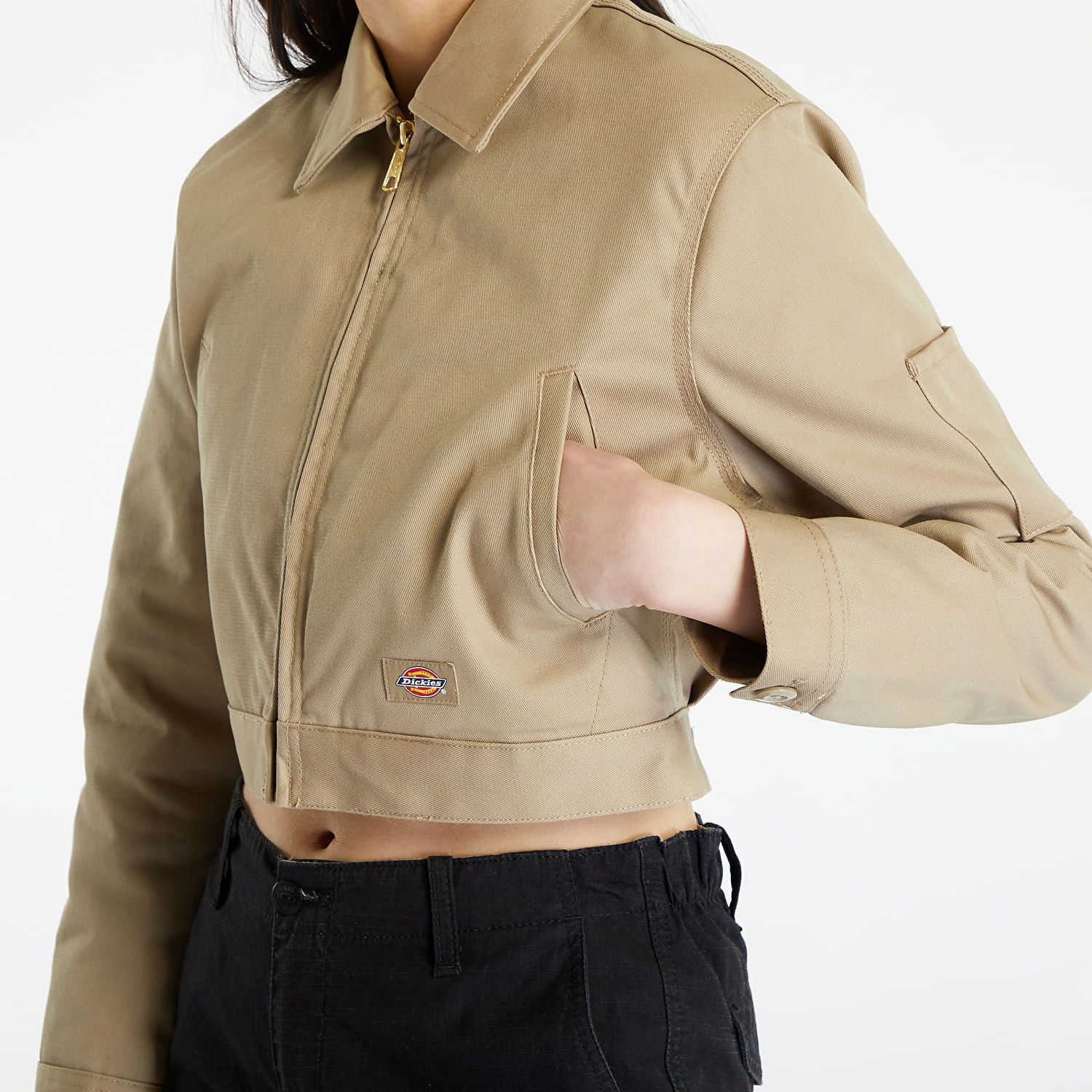 Яке Dickies Lined Eisenhower Cropped Rec Jacket Кафяво | DK0A4XKCKHK1, 1