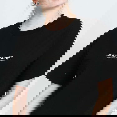 Тениска DAILY PAPER Hosten Globe Tee Черно | 076302, 1