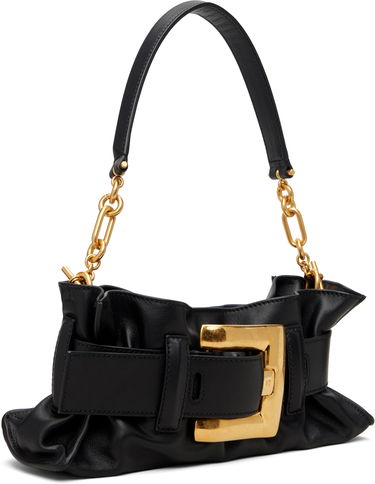 Чанта през рамо Balmain Mini Anthem Shoulder Bag Черно | GN1AE994LSAX, 1