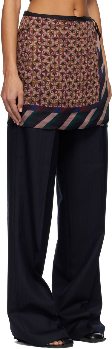 Пола Dries Van Noten Dries Van Noten Printed Wrap Miniskirt Многоцветен | 252-010605-2212, 4