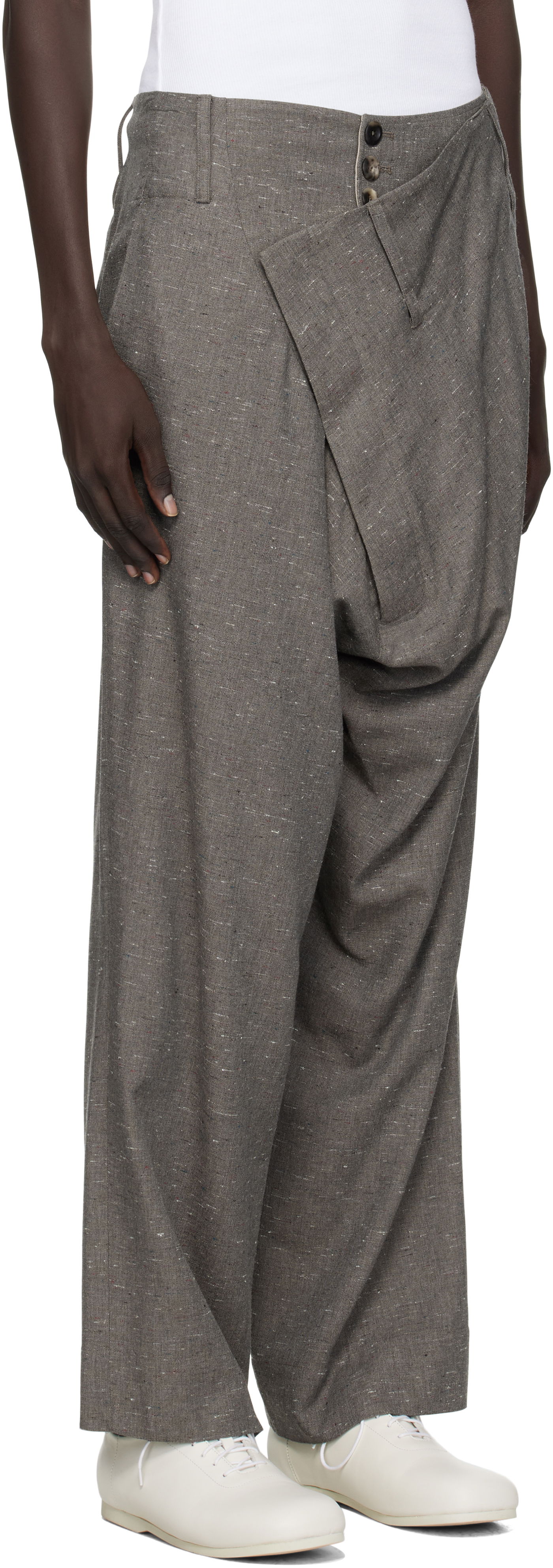 Панталони Vivienne Westwood Vivienne Westwood Inferno Trousers Сиво | 2F01001P-W017Q-, 1