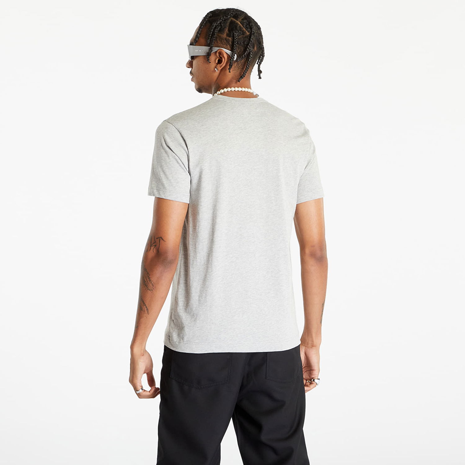 Тениска Comme des Garçons Lacoste x SHIRT Knit T-Shirt Сиво | FL-T011 Top Grey, 1