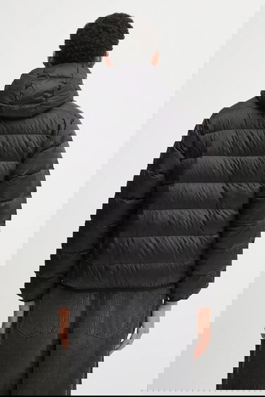 Пухо яке AAPE by A Bathing Ape 29 Now Hooded Puffer Jacket Черно | AAPDNM7720XXP, 2