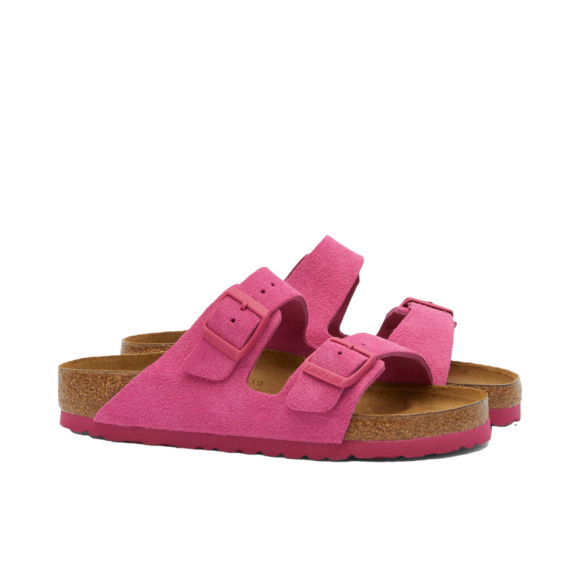 Кецове и обувки Birkenstock Women's Arizona Suede in Fuchsia Tulip, Size EU 36 | END. Clothing Розово | 1027124