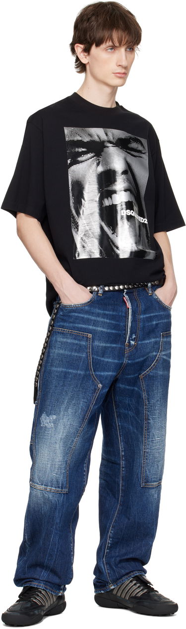 Облекло DSQUARED2 Dsquared2 'Soccer' Черно | SNM0433-17702641-2124, 4