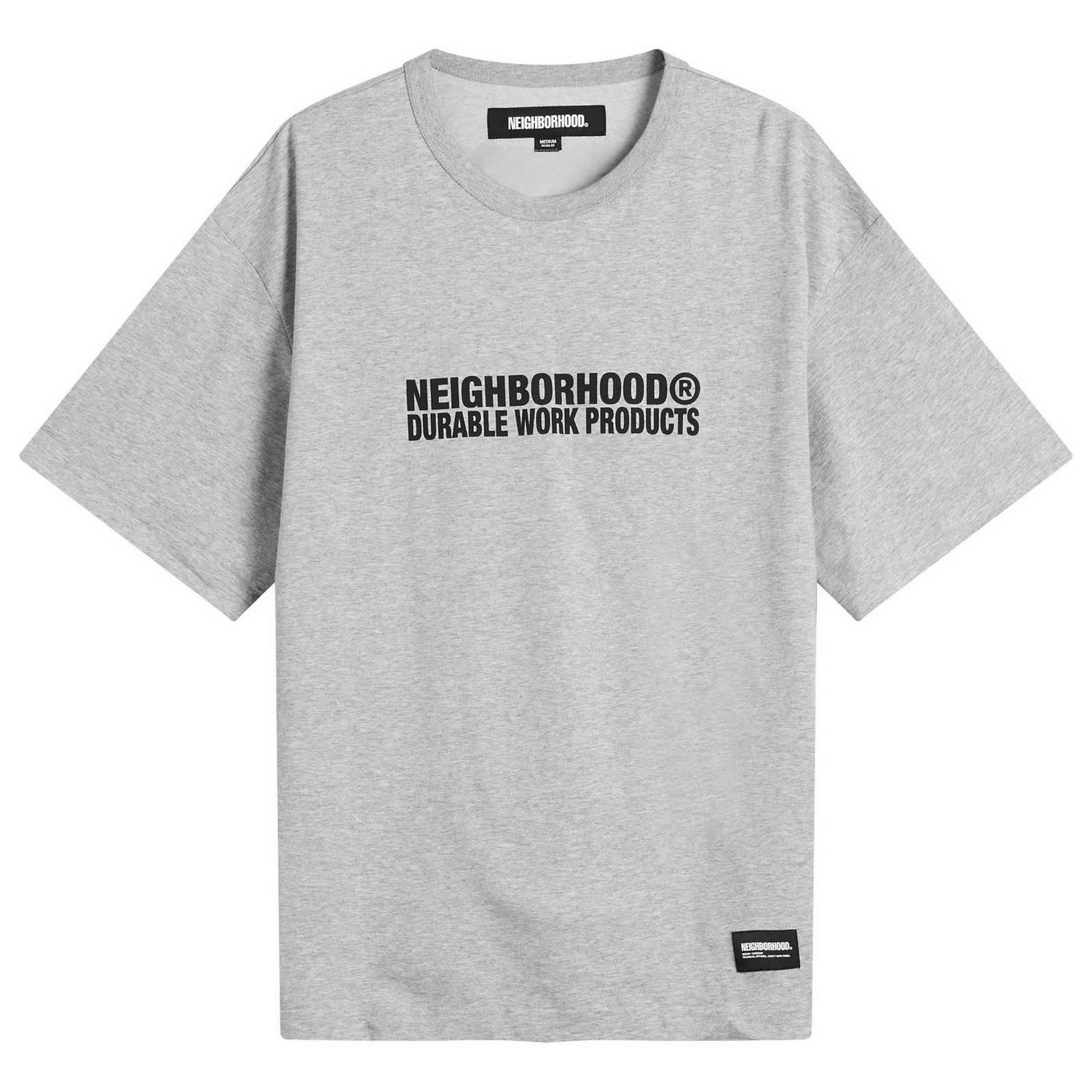 Тениска Neighborhood Neighborhood Sheltech Logo T-Shirt, Size Large Сиво | 251BWNH-CSM02-GRY, 1