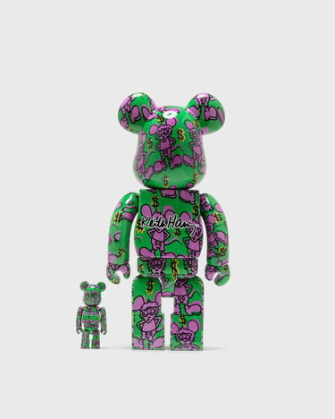 Колекционерско Medicom Toy BE@RBRICK Keith Haring 11 100% & 400% Set Зелено | 4530956612195, 2