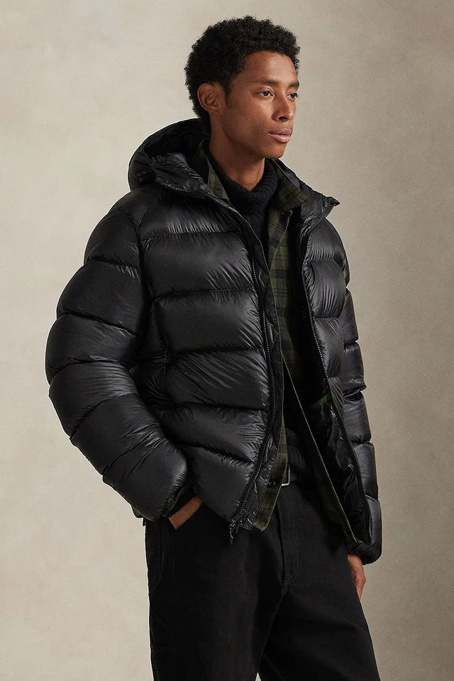 LW NYLON Winter Hooded Puffer Jacket