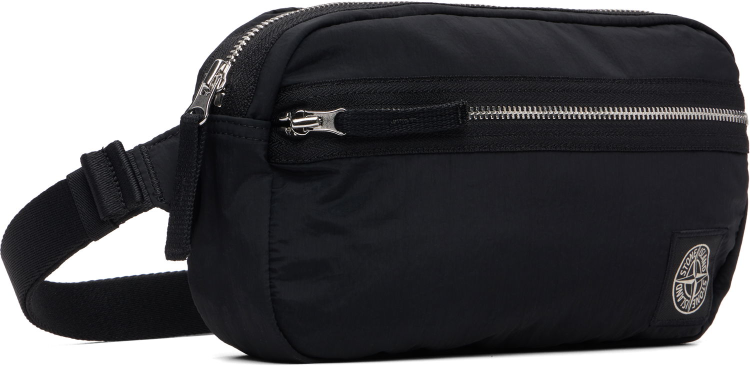 Чанта за кръста Stone Island Stone Island Coated Nylon Belt Bag Черно | K2S15 9200016 S0251, 1