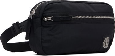 Чанта за кръста Stone Island Stone Island Coated Nylon Belt Bag Черно | K2S15 9200016 S0251, 1