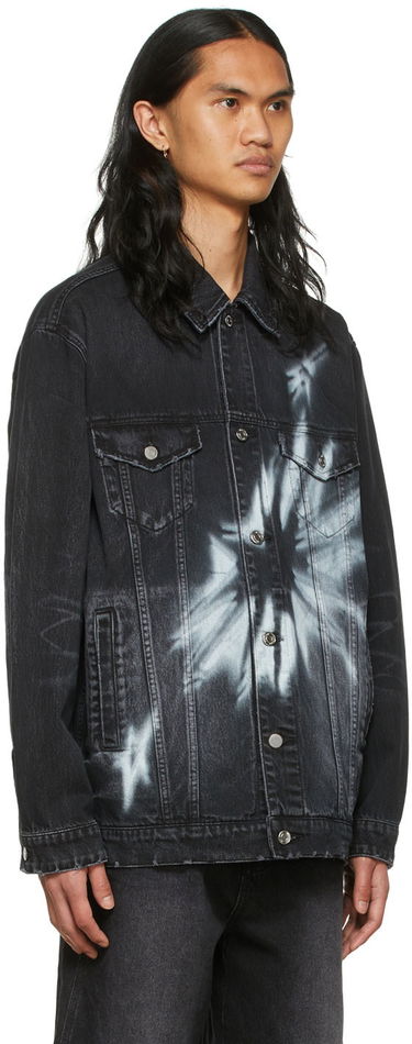 Яке We11done We11done Graphic Print Denim Jacket Черно | WD-DJ1-22-356-U-WB, 1