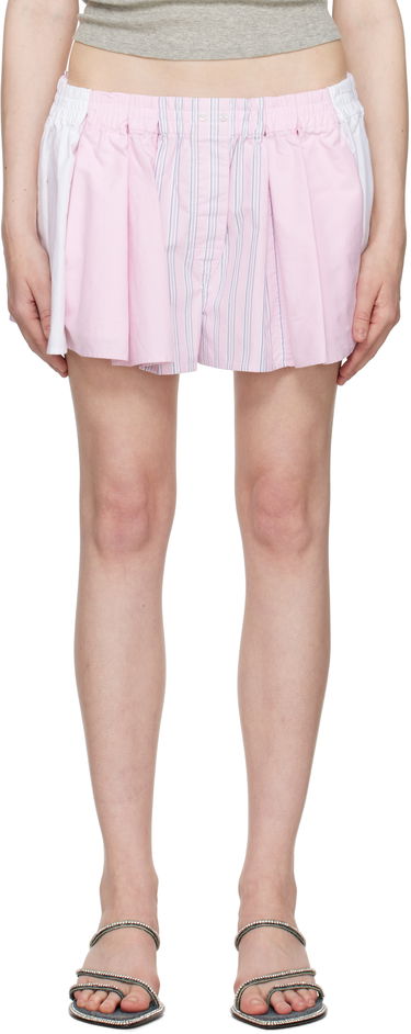 Къси панталони Alexander Wang Alexander Wang Oxford Boxer Shorts Розово | 1WC2254812, 0