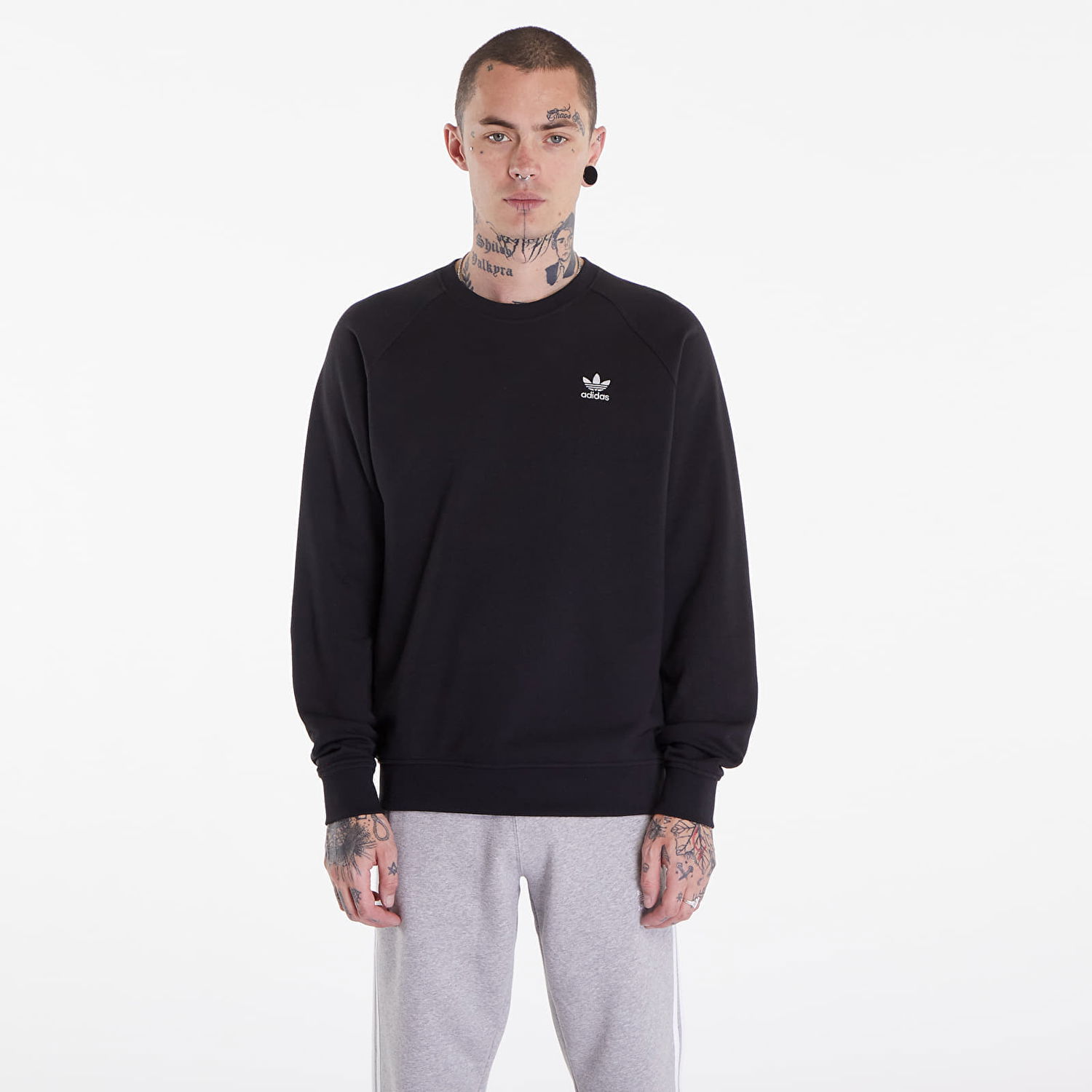Суитчър adidas Originals Essentials Crew Black Черно | IW5792, 0