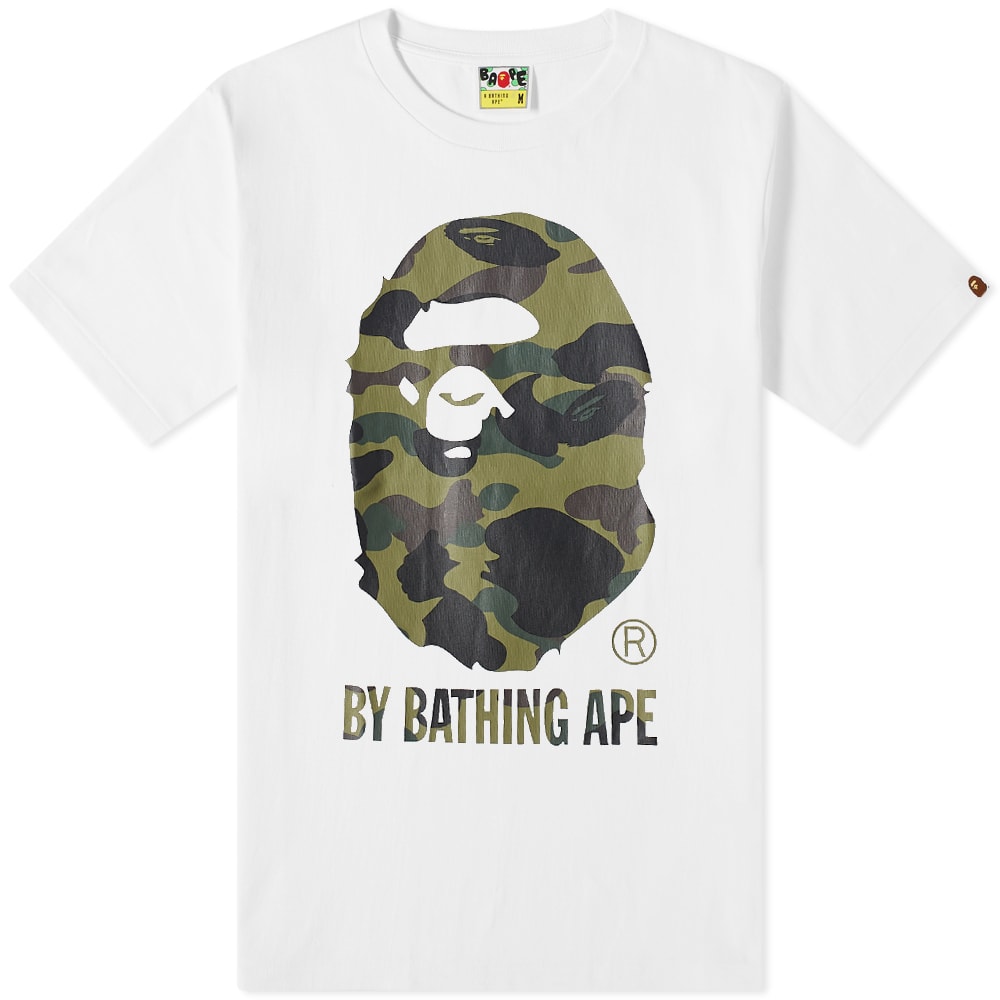Тениска BAPE A Bathing Ape 1st Camo By Bathing Ape Tee Бяло | 001TEI801009M-WGR, 0