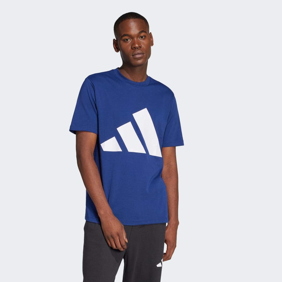Тениска adidas Performance Essentials Big Logo T-Shirt Синьо | JE8940, 0