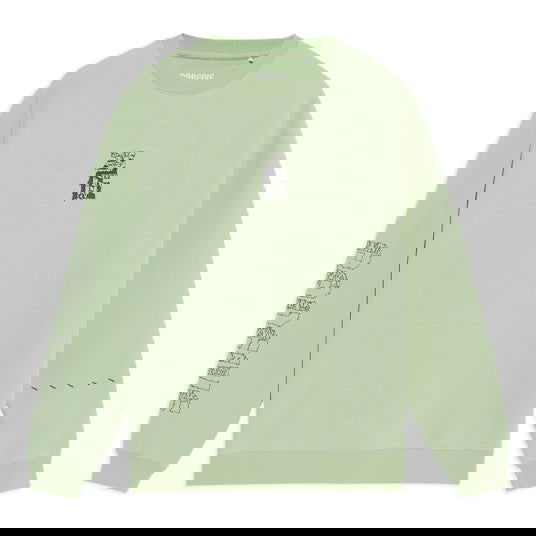 Суитчър Li-Ning BADFIVE Basketball Series Graphic Print Crewneck Sweatshirt Зелено | AWDS135-5