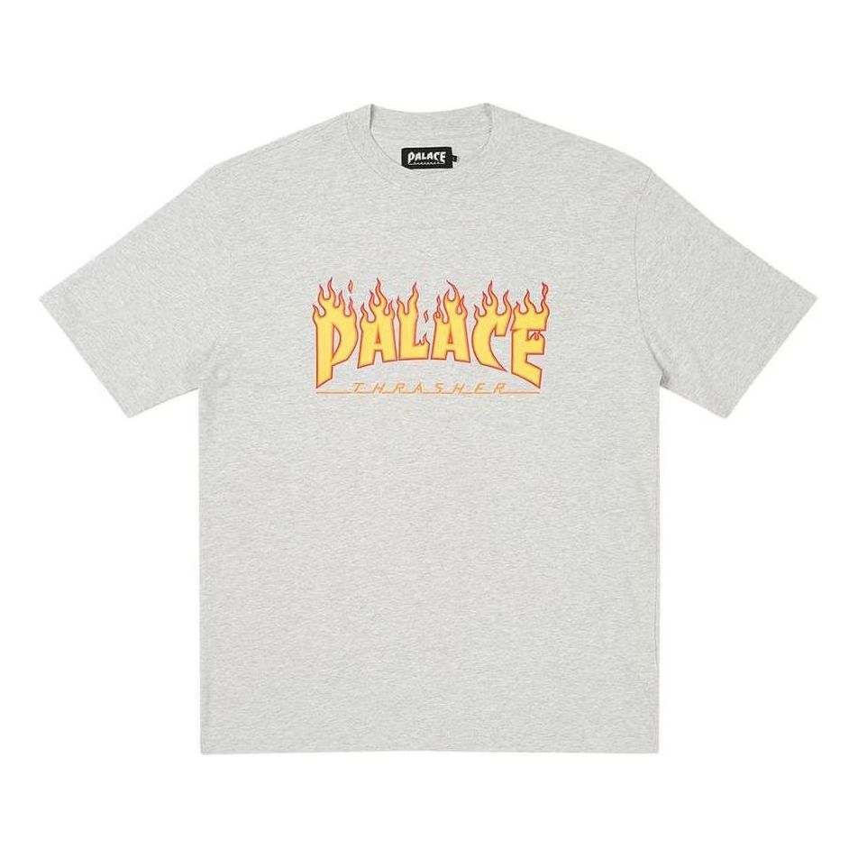 Тениска Palace Palace x Thrasher Flame Logo Graphic T-Shirt Сиво | P25THTS003, 0