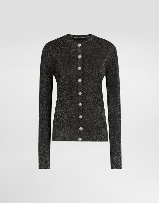 Dolce & Gabbana Metallic Viscose Cardigan