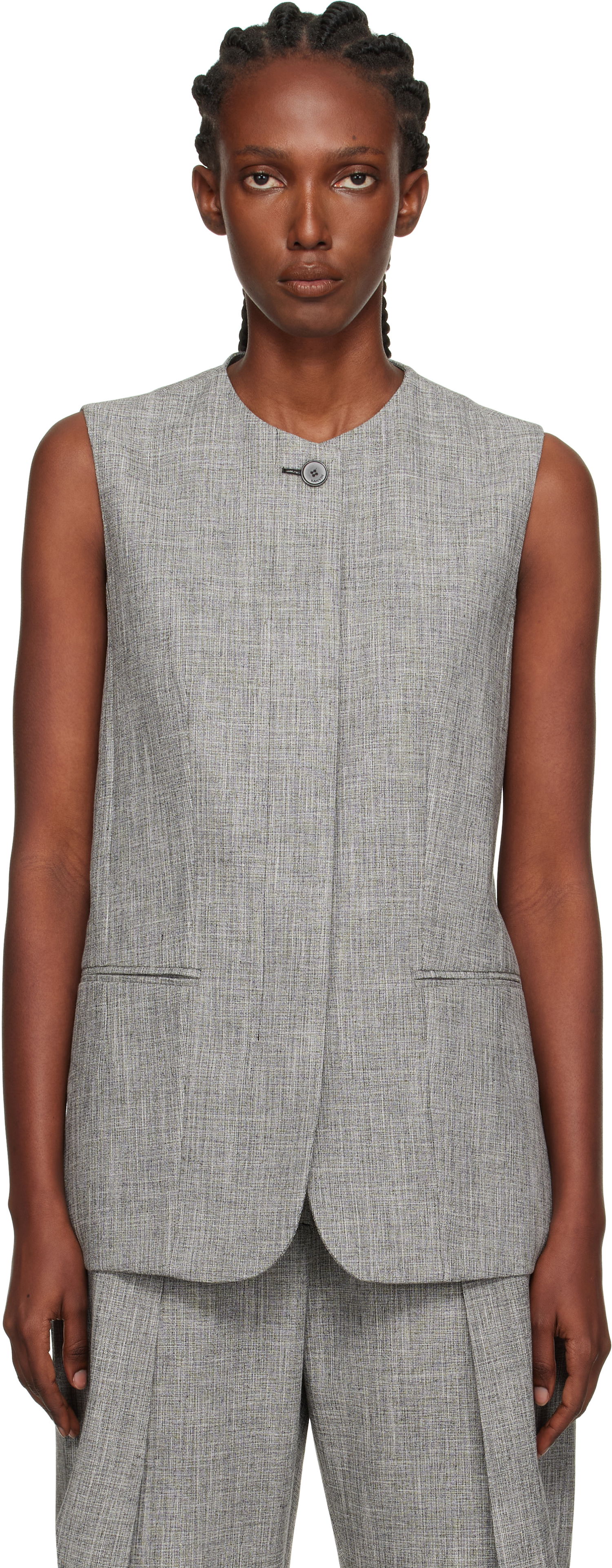 Жилетка LANVIN Lanvin Button Vest Сиво | RW-JA0018-5293-E25, 0