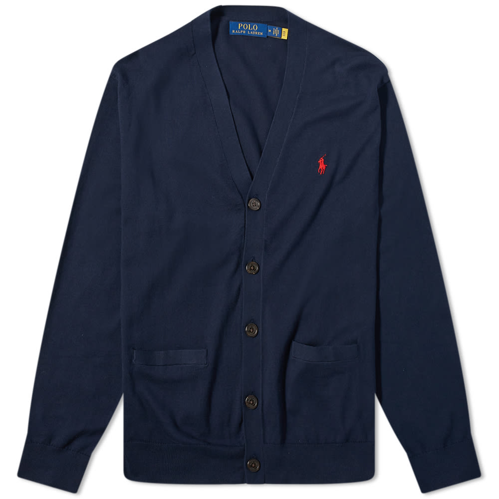 Пуловер Polo by Ralph Lauren Knit Cardigan Тъмно синьо | 710890562001, 0
