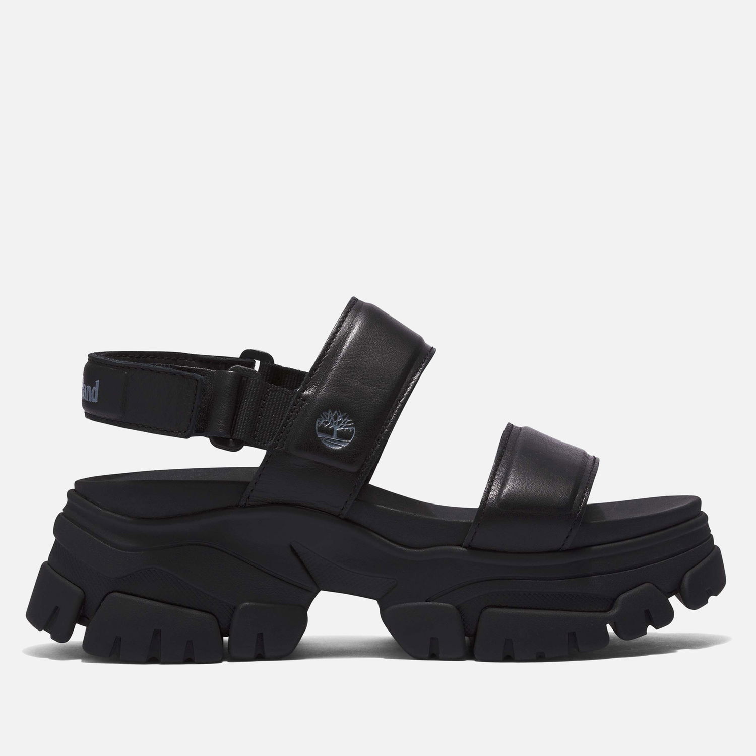 Кецове и обувки Timberland Women's Adley Way Leather Chunky Sandals - Jet Black - UK 6 Черно | TB0A5URZ0151, 0