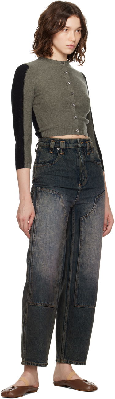 Пуловер Eckhaus Latta Eckhaus Latta Racer Cardigan Сиво | 8261-EL-PF25-R -, 3