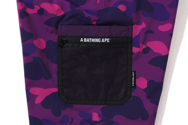 Къси панталони BAPE Color Camo Mesh Pocket Shorts Лилаво | 001SI301007M, 2
