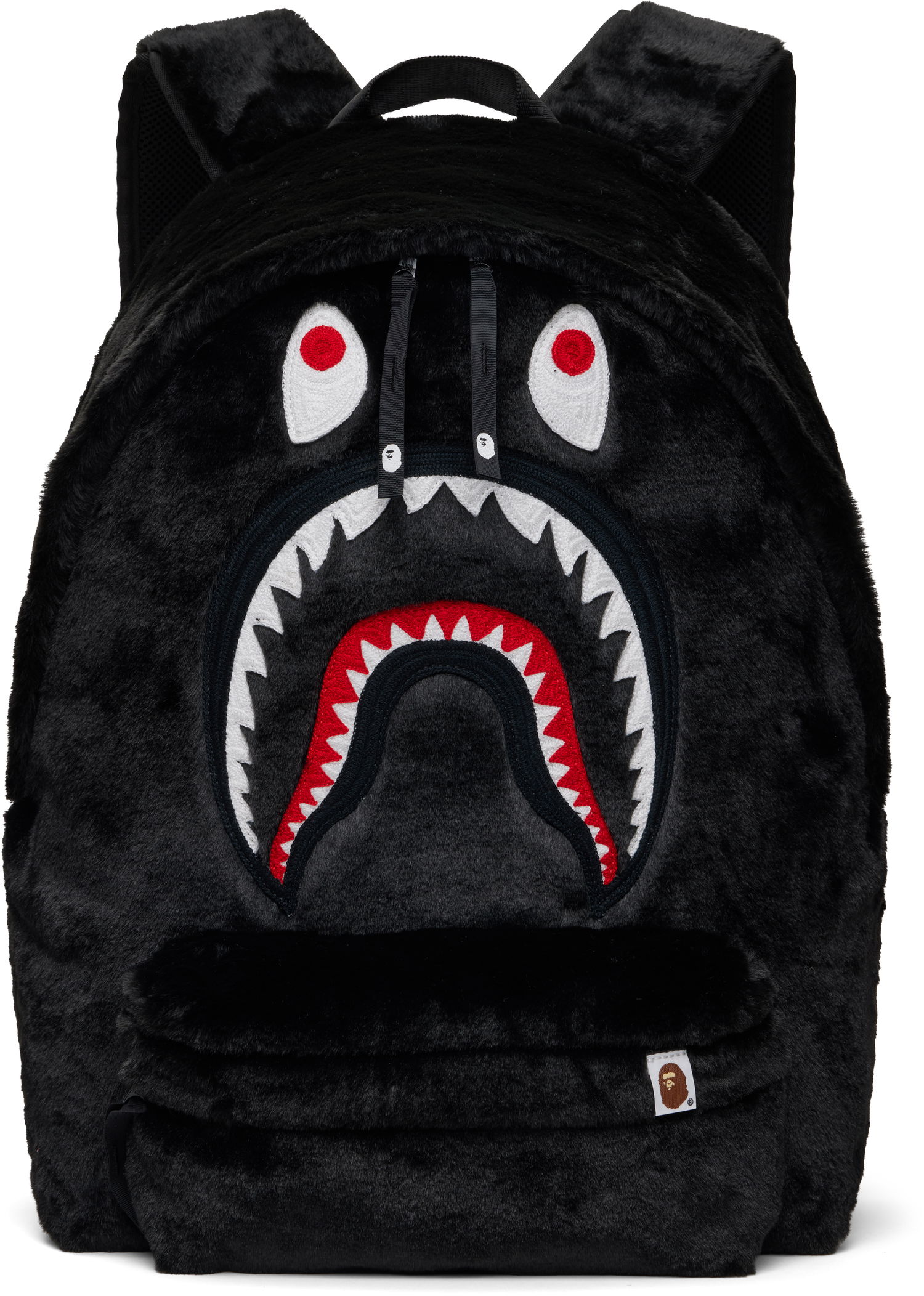 Раница BAPE Shark Fur Daypack Backpack Черно | 001BAK801001M, 0