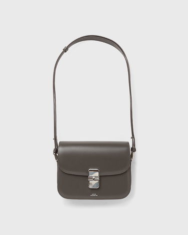 Чанта през рамо A.P.C. Grace Small Shoulder Bag Сиво | PXBVN-F61413-LAM, 0