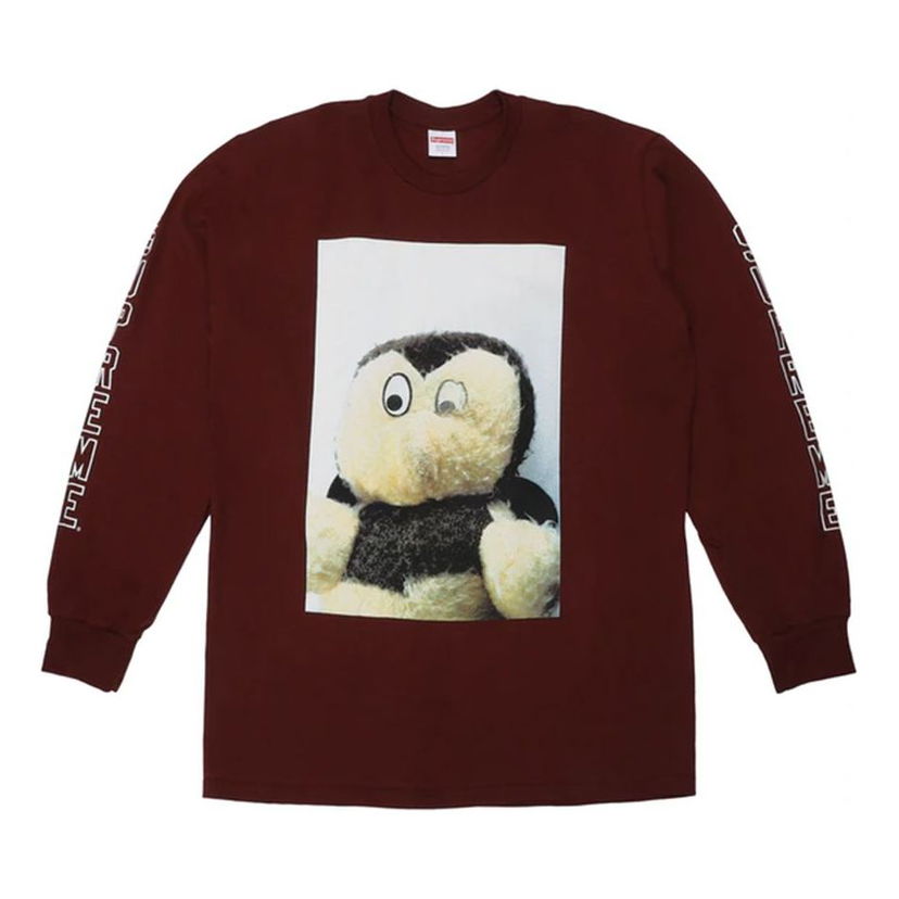 Тениска Supreme Mike Kelley AhhYouth! Long Sleeve T-Shirt Бургунди | SUP-FW18-000