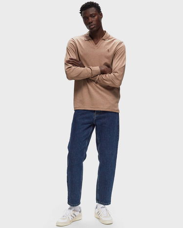 Поло тениска Polo by Ralph Lauren Polo Ralph Lauren LONG SLEEVE-POLO SHIRT men Бежово | 710922252006, 1